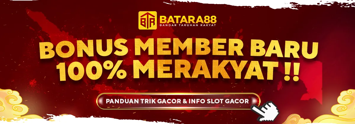 bonus member baru 100%